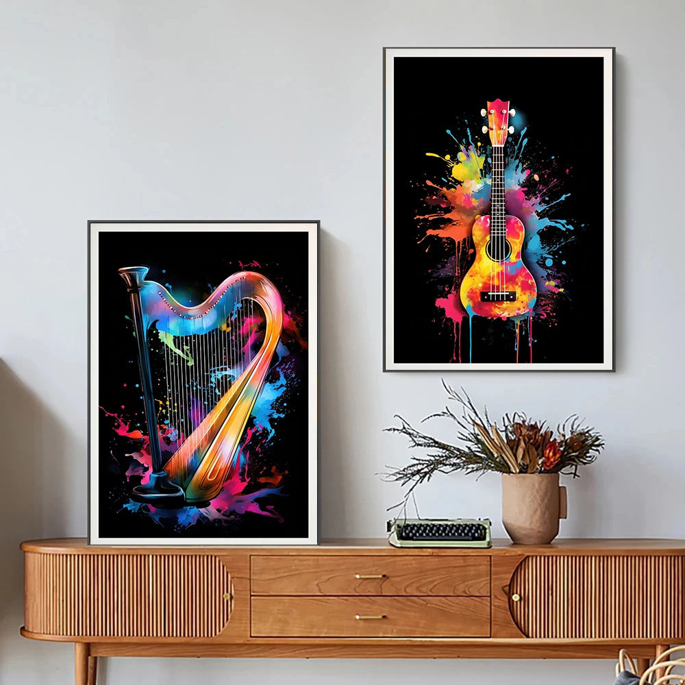 Affiches et tableaux représent - Picture Of Musical Instrument avis et prix